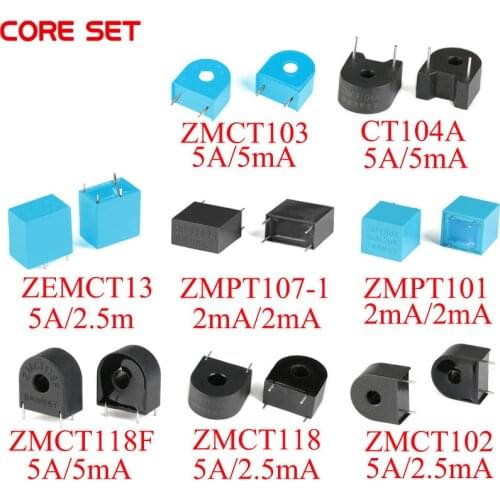 5Pcs Voltage Transformer ZMPT107 2mA/2mA 5A/5mA High Precision Miniature Micro Voltage Transformer Isolation Voltage 3000V New