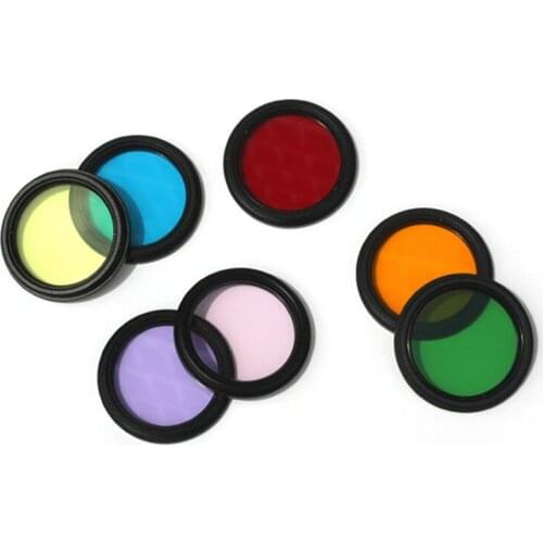 10PCS Agnicy M48*0.75mm with Optical Glass Telescope Accessories 2 Inches Moon Nebula Planet Color Star Filter Lens M000549