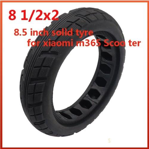 8.5x2.0 Solid Tyre for Xiaomi Mijia M365 Electric Scooter Wheel for M365 Pro Shock Absorber Damping Rubber Solid Tire 8.5