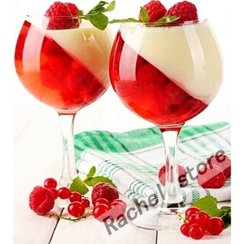 Diamond Embroidery Diy Diamond Painting Cross Stitch Kits Diamond Mosaic Juice cup Full Square Diamond Embroidery QS062