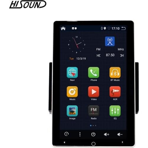 Automatic rotation car radio support back up camera bluetooth 10.1inch touch screen