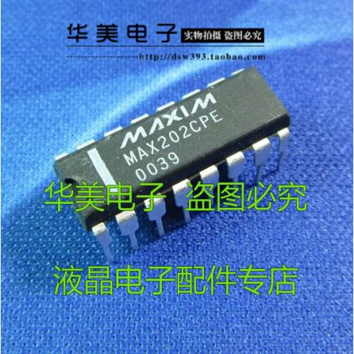 Free Delivery. MAX202CPE interface IC DIP - 16
