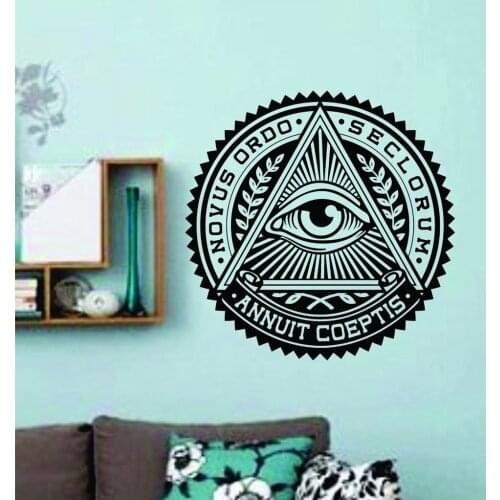 Buddha Eye Home Wall Decal Art Graphic For Livingroom Yoga Studio Quotes Wall Stickers Special Design House Decoration SYY382
