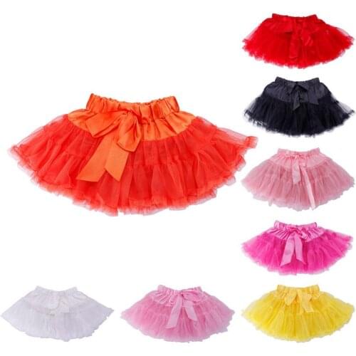 2018 Summer Kids Baby New Glitter Dance Tutu Skirt For Girl Sequin 3 Layers Tulle Toddler Lace Pettiskirt Children Chiffon 1-4T