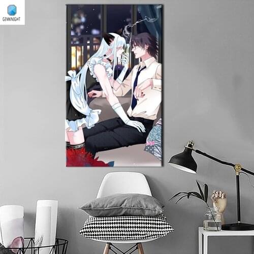 Diy oil painting by numbers Aesthetic animation digital paint by numbers Traditional Chinese anime posters home decor