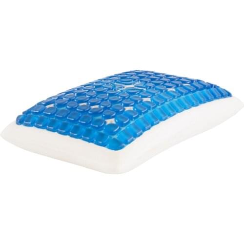 Home textile gelx air channel orthopedic jelli operbileşik visco pillow micro Spandex sleep pad