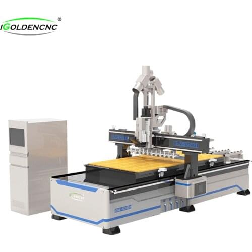 Igoldencnc cheap atc cnc router 1325 2030 2040 automatic 3d wood carving nesting machine woodworking furniture