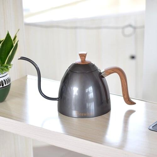 Stainless Steel Drip Kettle pot Pour Over Coffee Tea Kettle Gooseneck Pot For Stove 700ml Hand Drip Coffee Pot