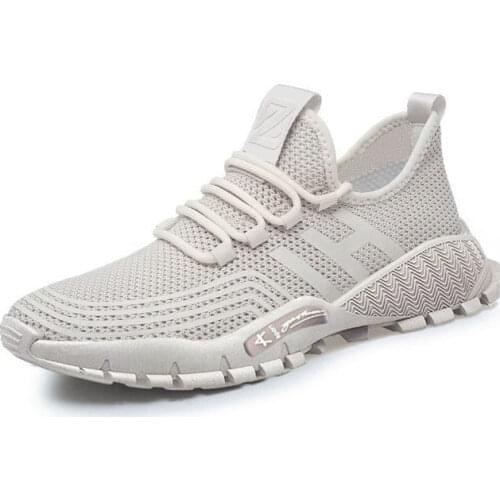 Mens Casual Shoes 2020 Summer New Fashion Mens Sneakers Shoes Comfortable Non-slip Breathable Lightweight Mens Flat Shoes