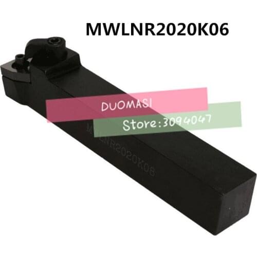 MWLNR2020K06 M-Type CNC Turning Lathe Machine Tools Lathe Cutting Tools External Turning Tool Holder 20*20*125mm