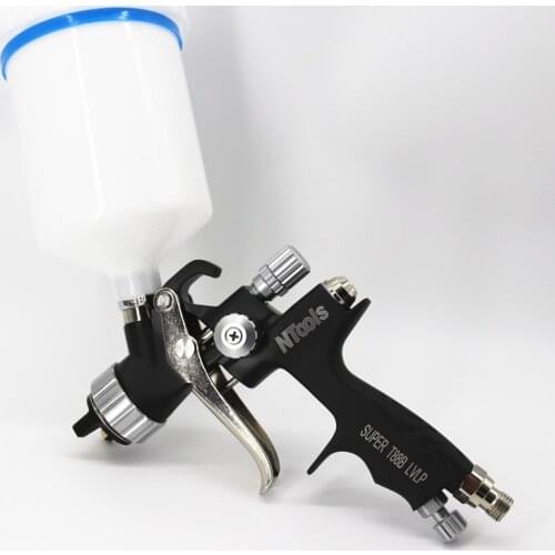 New Black Car paint spray gun T-88 LVLP Pistol environmental protection spray gun w/t tank car paint repair spray Sprayer gun