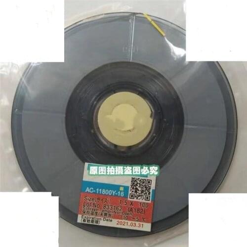 New Date ACF AC-11800Y-16 TAPE For LCD Screen Repair 1.0/1.2/1.5/2.0mm*10m/25m/50m Original LCD Anisotropic Conductive ACF Film