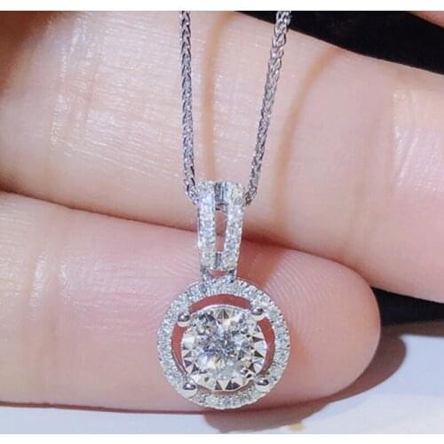 Top Quality Fashion Pendant Necklace For Women Retro Vintage Classic Rose Gold Color Cubic Zircon Stone Jewelry