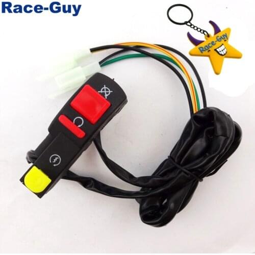 On Off Kill Start Switch For Electric Start Pit Dirt Bike Motorcycle 50cc 70cc 90cc 110cc 125cc 140cc 250cc 160cc 200cc 250cc