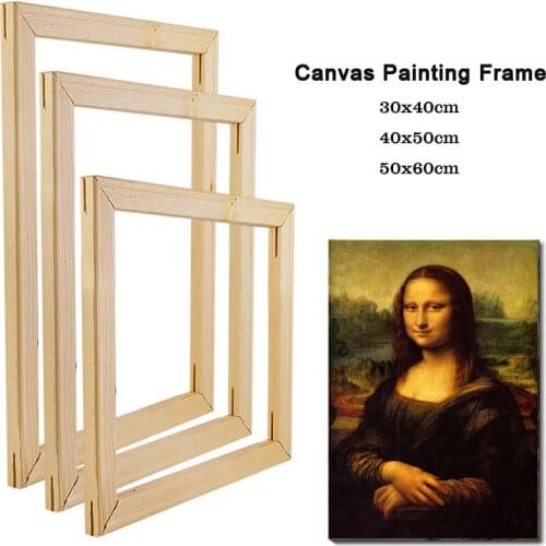 Natural Wood Frame For Canvas Painting Picture Factory Provide DIY Wall Photo Frame Poster Frame quadros de parede para sa