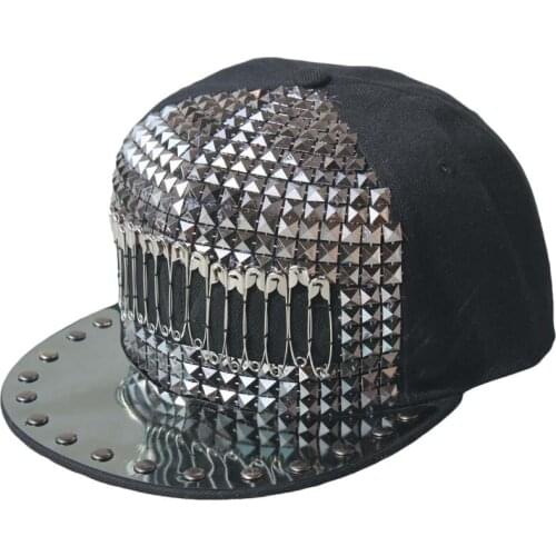 GBCNYIER DJ Flashing flat brim hat Nightclub shine cool cap Hipster personality hiphop sport visor cool unisex sunhat