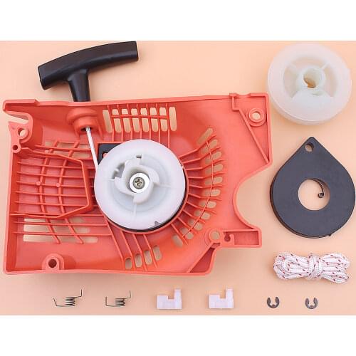 Recoil Pull Starter For Chinese Chainsaw 5200 5800 52cc 58cc Pulley Spring Rope Pawl Kit Single Type