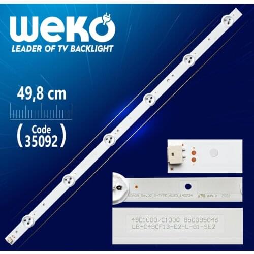 SVJ490A06 _ REV03 _ 6LED _ R - LB-C490F13-E2-L-G1/SE2-SE4 6 LED 49.8 CM (WK-473)