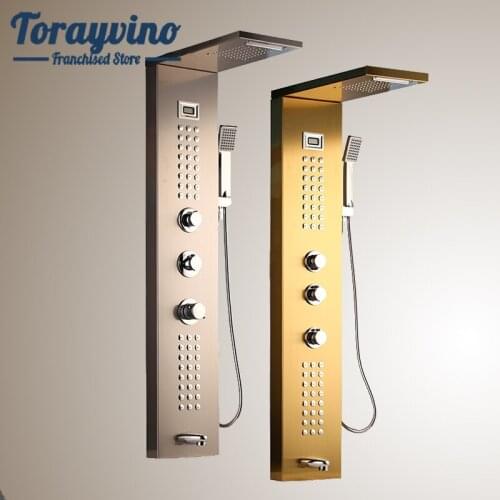 Torayvino Black Shower Faucets