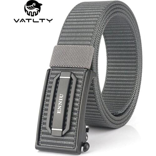 VATLTY Official Authentic Mens Nylon Belt Anti-rust Metal Buckle 1200D Strong Thick Nylon Military Tactical Belt Jeans Belt