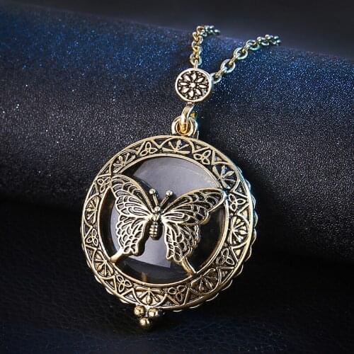 CHUNSHI Goth Fashion Personality Magnifying Glass Necklace 2021 Trend Impact Creative Vintage Animal Pendant Necklace Jewelry