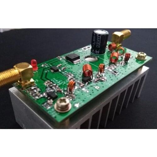 1pcs NEW 65-110MHz FM Power Amplifier 7W High Frequency Power Amplifier Input 1mW