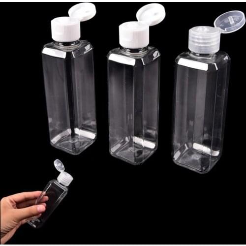 100ml Transparent Refillable Bottle Skin Care Small Sample Perfume Shampoo Cosmetics Lotion Tool Travel Portable Dropshipping