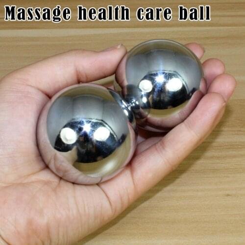 2 Pcs Hand Massage Ball Stress Relaxation Chinese Health Care for Exercise Fitness M2