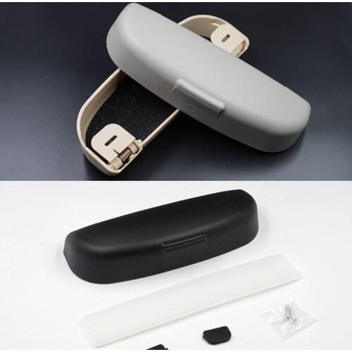 Car Styling Sunglasses Holder Box Glasses Storage Box Case for Peugeot 206 207 307 308 408 508 2008 301 3008 Auto Accessories