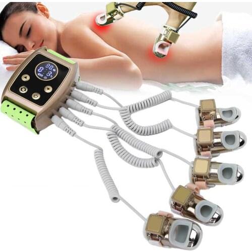 Bioelectric RF Heating Meridians Massage Machine EMS Body Scraping Therapy Machine Massager Relaxation Body Beauty Instrument
