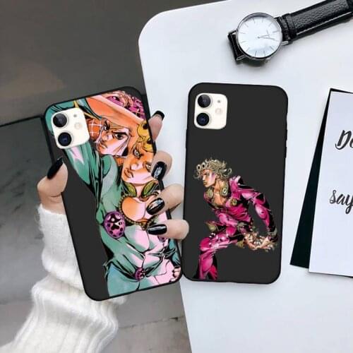 JOJO’S BIZARRE ADVENTURE OVER HEAVEN Anime Phone Case for iPhone 7 8 11 12 Pro X XS XR Samsung A S 6 7 9plus 10plus 21s 71