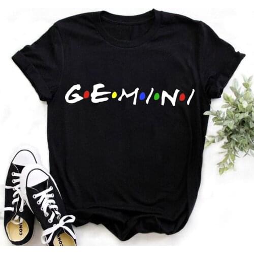 2021 Hot Sale Twelve Constellations Harajuku Ladies Fashion T-shirt High-quality Hip-Hop Clothing Summer Comfortable T-shirt