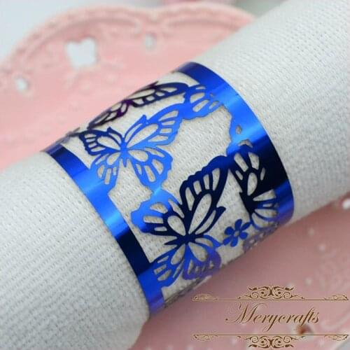 Innovative laser cut paper napkin rings gold paper napkin rings china wholesale wedding napkin rings