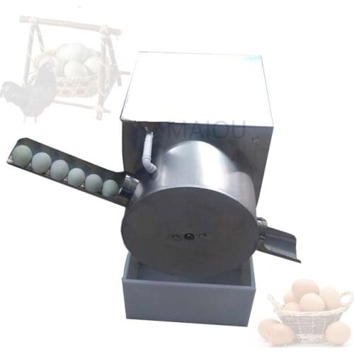 Best quality Multifunction Stainless Steel Automatic Recycled Water Fresh Egg Cleaning Washing Machine Dirty Duck Egg Washer