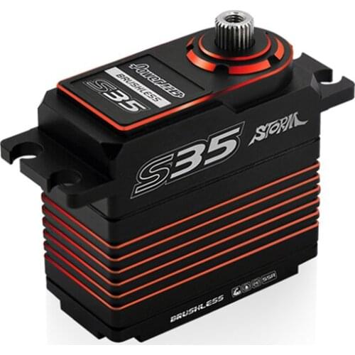 Power HD S35 HIGH VOLTAGE brushless steering gear Digital Servo with servo arm for RC truck remote control car