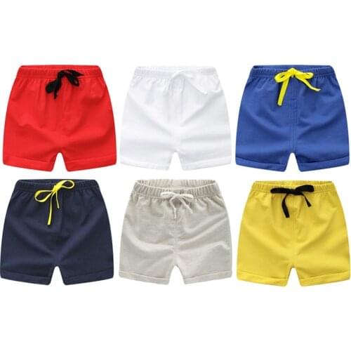 0-5Year Summer Children Sports Short Kids Cotton Shorts Baby Girl Boys Clothing Beach PP Pants