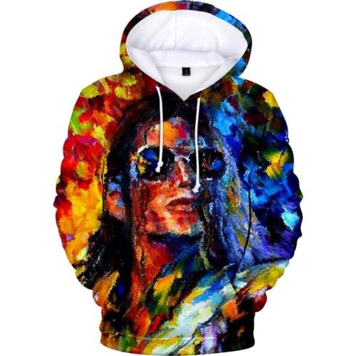 Super Star Michael Jackson 3D Hoodies Fashion Men/women Sweatshirts Hot Sale Michael Jackson Pullover Clothes