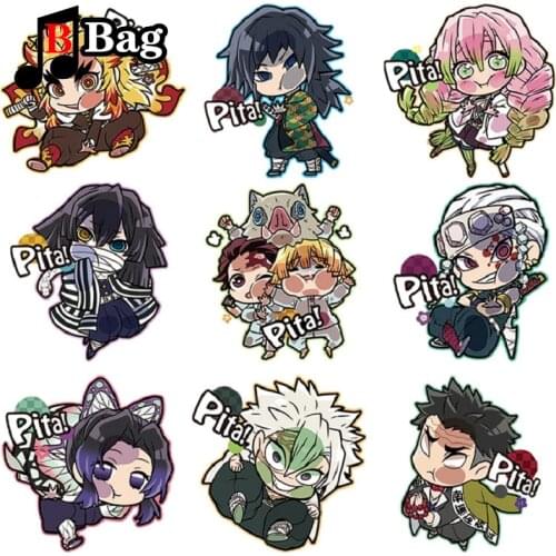 Demon Slayer Anime Cosplay Keychain Acrylic Cartoon Key Chain Keyring Pendant backpack Decorative pendant