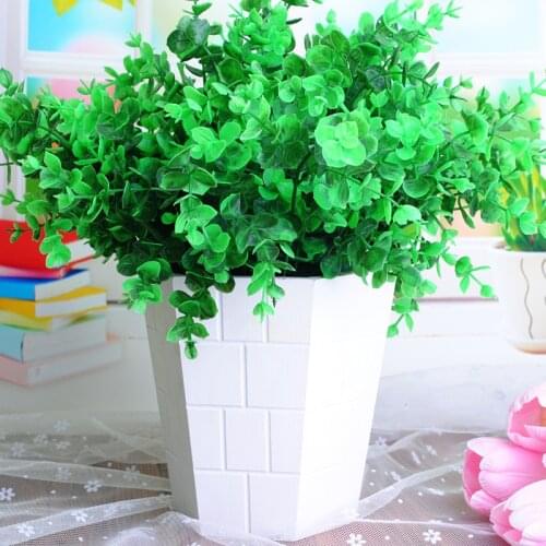 Cheap! HIGHT Quality Green Leaves European 1 Bouquet Artificial Flowers Vivid Fake Leaf Wedding Home Party Decoration