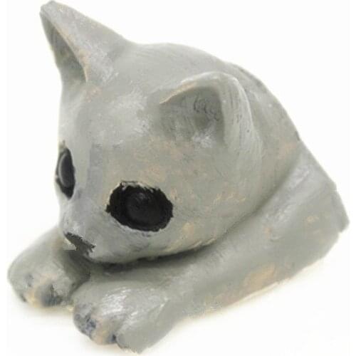 Cats head aromatherapy gypsum car air outlet clamp extension incense stone silica gel mold C1179