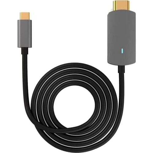 USB C to HDMI Cable, 6Ft(1.8M) 4K@60Hz USB C to HDMI 2.0 Cable for Pro 2020/2019 and Other USB C Devices