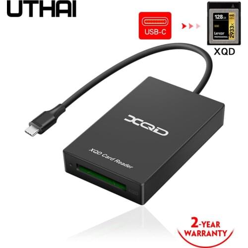 UTHAI Q01 Rocketek/XQD3.0 Card Reader Type-c Card Reader USB3.0 Compatible M/G Series Card Reader Supports Speeds Up To 5Gbps