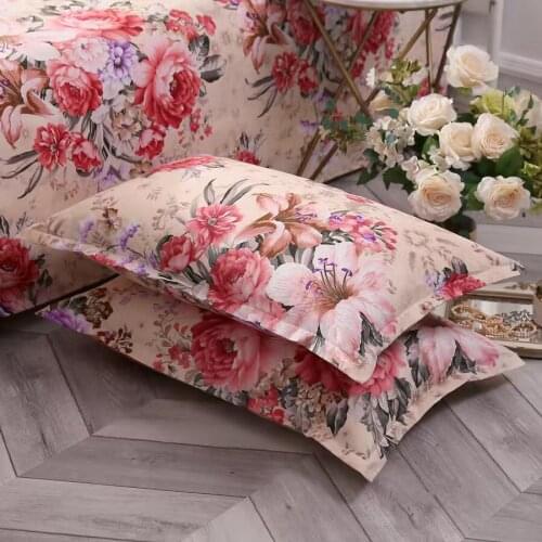 Sleep pillowcase 48 x 73 cm for bedroom soft cotton pillowcase dustproof pillowcase