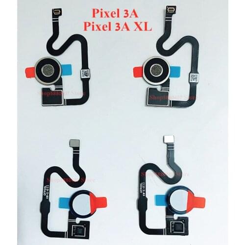 Original For Google Pixel3 Pixel 3A XL 3AXL Home Button Fingerprint Sensor Touch ID Flex Cable For Pixel 3a Fingerprint Button
