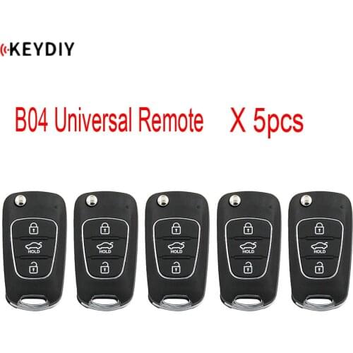 5PCS/LOT, KEYDIY Original Universal B Series Remote Control B04 KD900K/D900+/URG200/KD-X2 Key Programmer YH Style