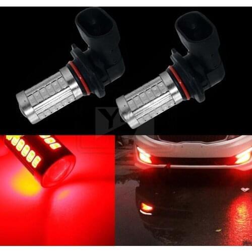 YaaGoo 9006 HB4 Red Driving Lamp 33SMD LED Bulb Car Truck Fog Light