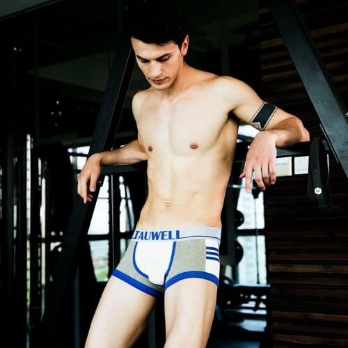 Sexy mens underwear boxer men boxer de marca tight penis pouch Low waist comfortable ropa de hombre boy panties boxers