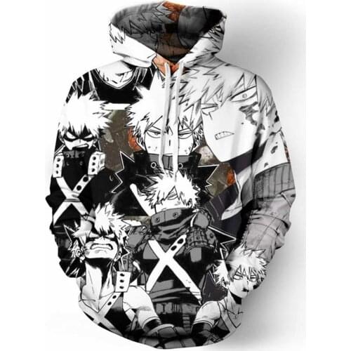 Anime boku no hero academia Hoodies Funny Cartoon My Hero Academia Hoodie Todoroki Shoto Coats Boys girls Hip Hop Hoody Outwear