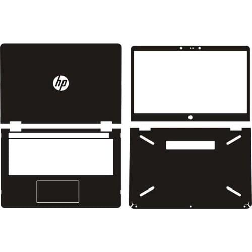 Laptop Carbon fiber Vinyl Skin Stickers Cover For HP pavilion x360 14 ba055tx BA004NS ba020ur BA002NS ba054TU BA001NS 14"