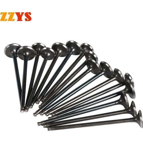Motorcycle Intake Valve and Exhaust Valve Stem Kit For Yamaha 3LN FZR250 FZR250R 1990-1995 FZR250R EXUP FZR 250 1996 ZEEL 1997